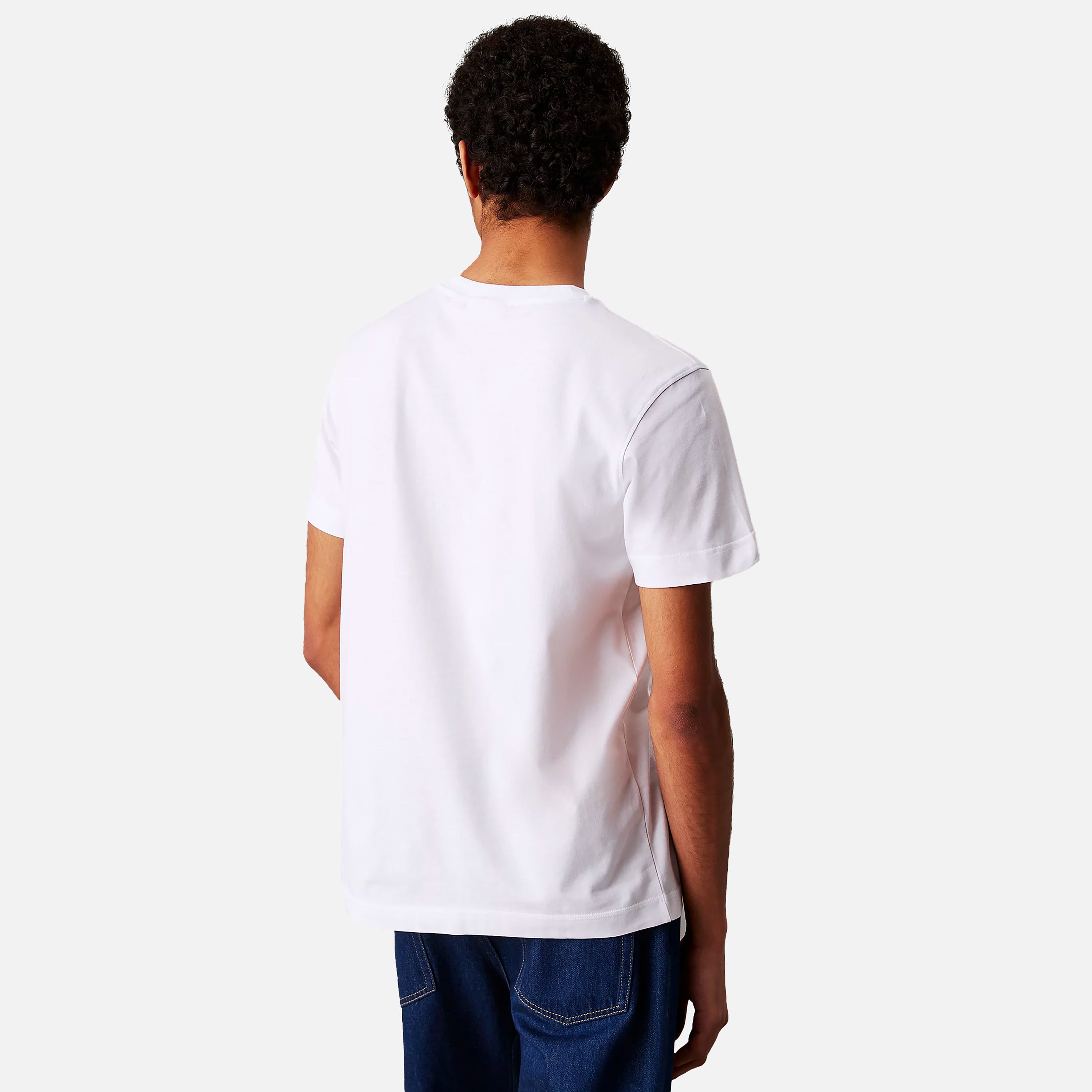 CALVIN JEANS T-SHIRT WOVEN LABEL REGULAR