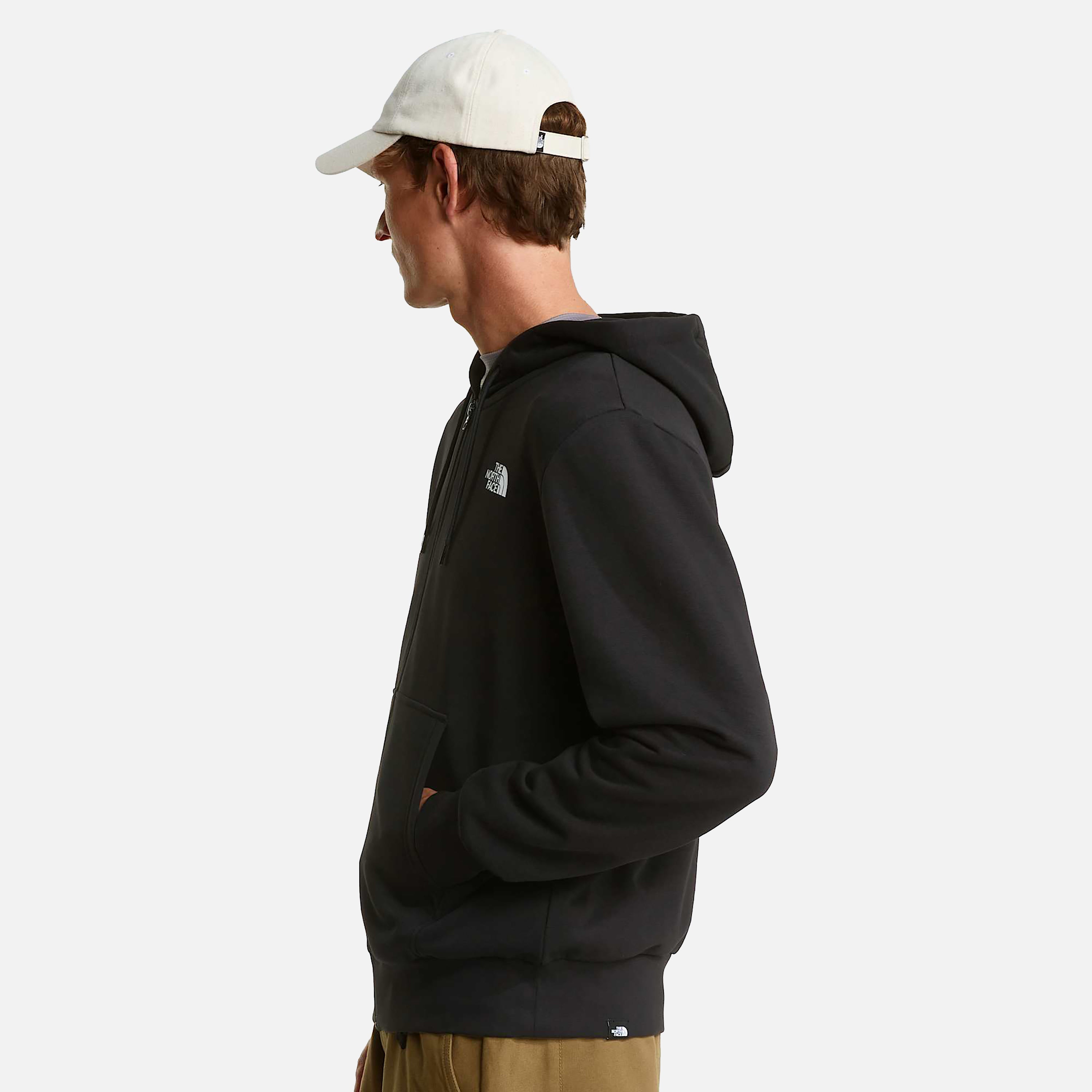 THE NORTH FACE FELPA M SIMPLE DOME LIGHT REGULAR FULL ZIP HOO
