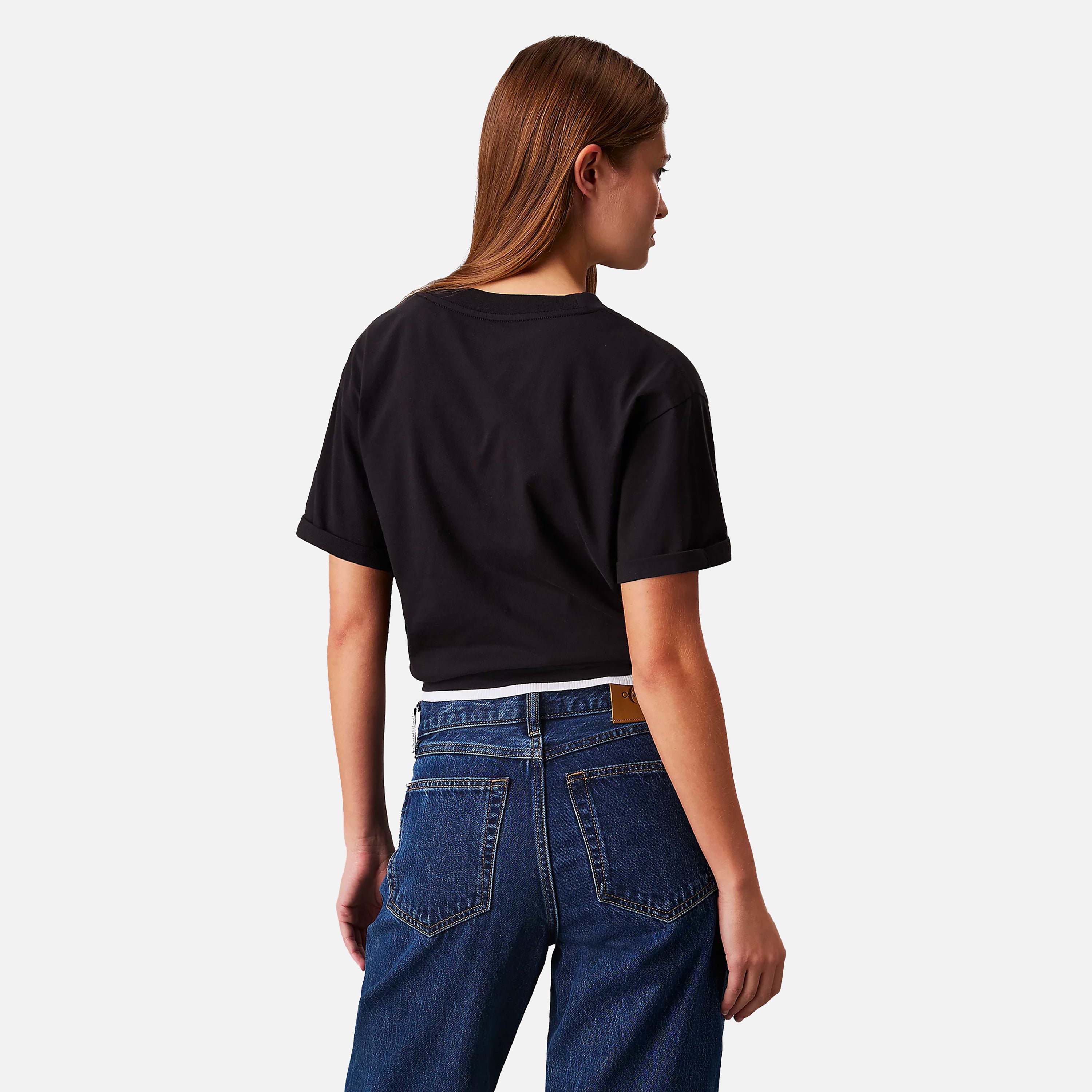 CALVIN JEANS T-SHIRT EMBROIDERED MONOLOGO