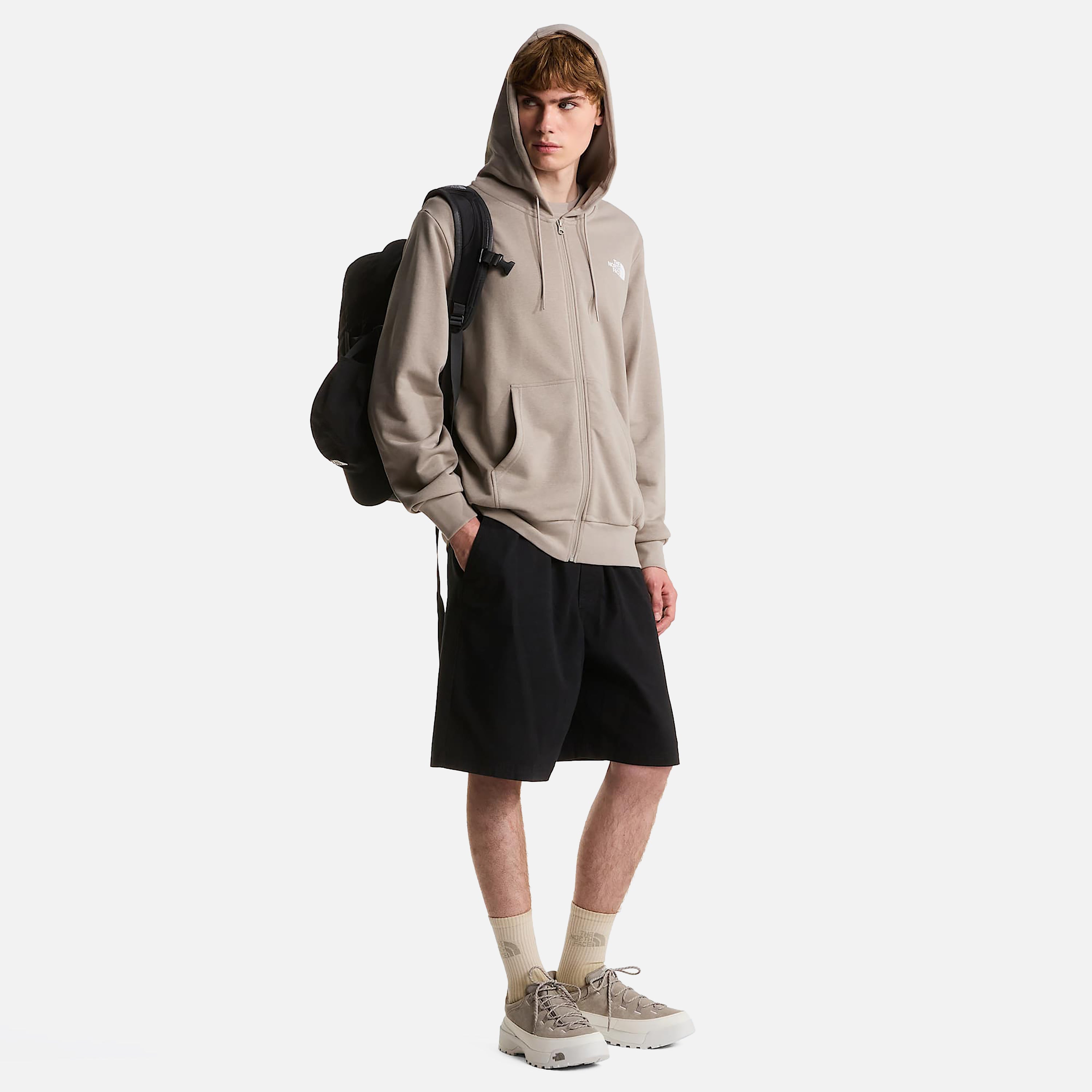 THE NORTH FACE FELPA M SIMPLE DOME LIGHT REGULAR FULL ZIP HOO