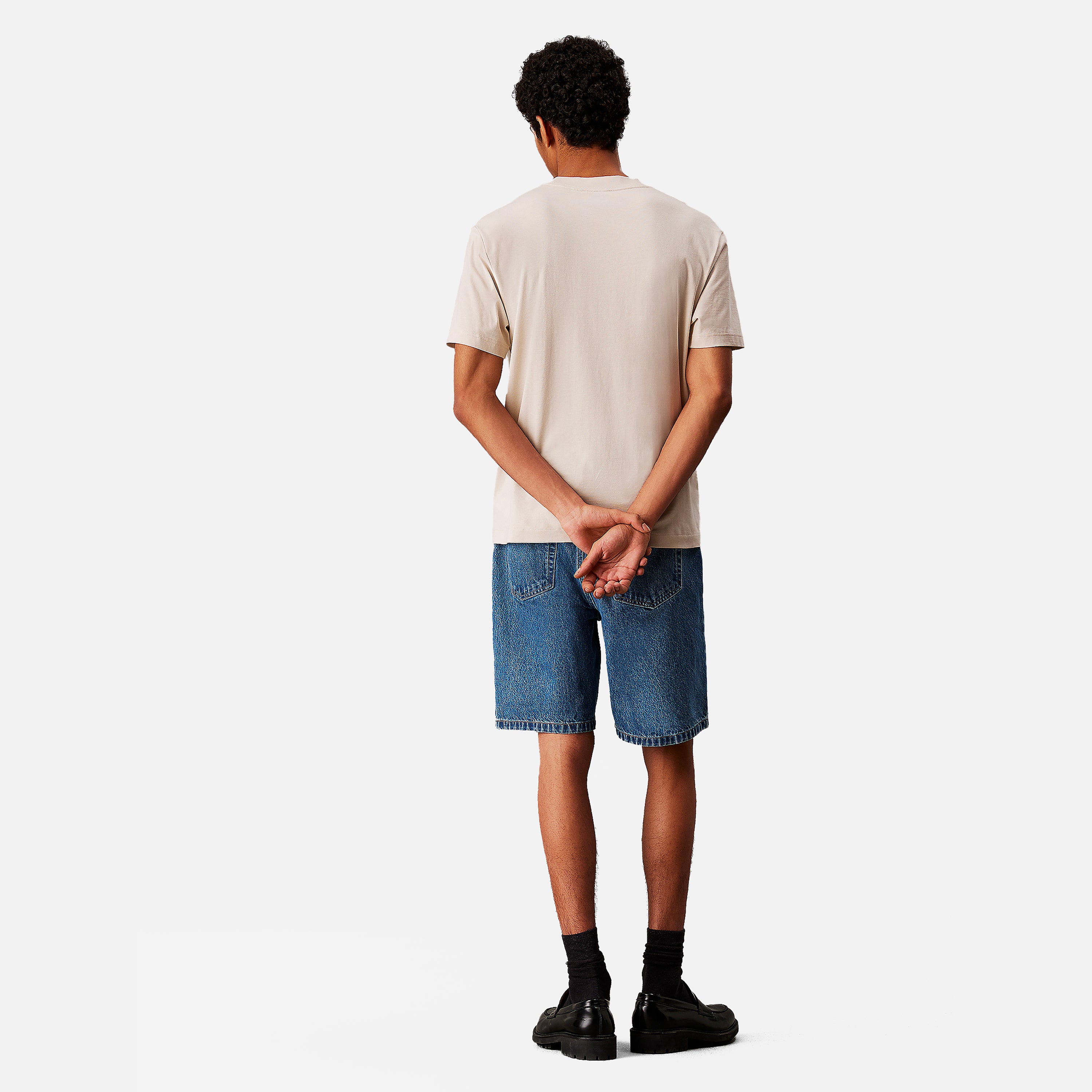 CALVIN JEANS T-SHIRT CK APPLIQUE TEE