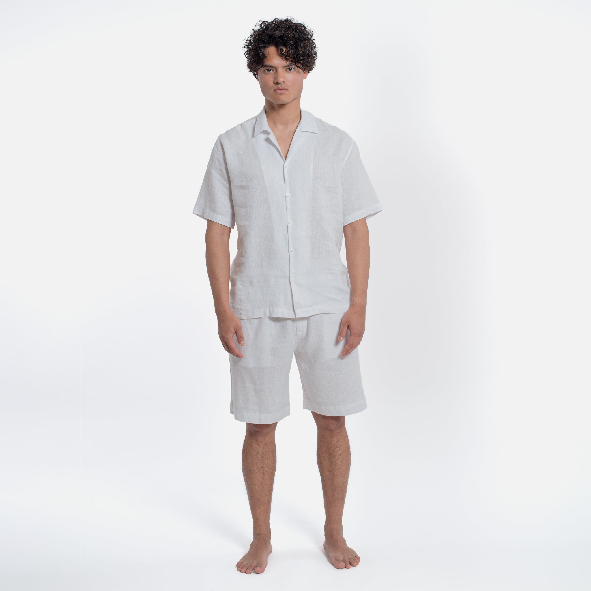 ACANFORA LINEN SHIRT ITALIAN COLLAR