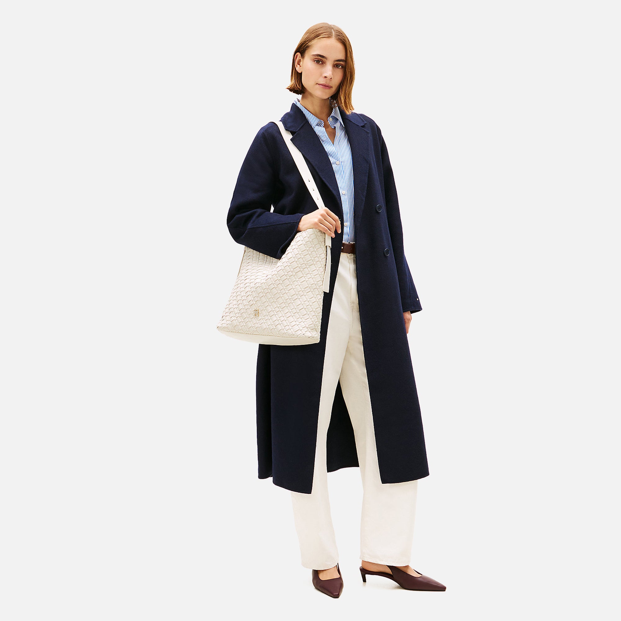 TOMMY HILFIGER BORSA TH BRAIDED MAXI HOBO