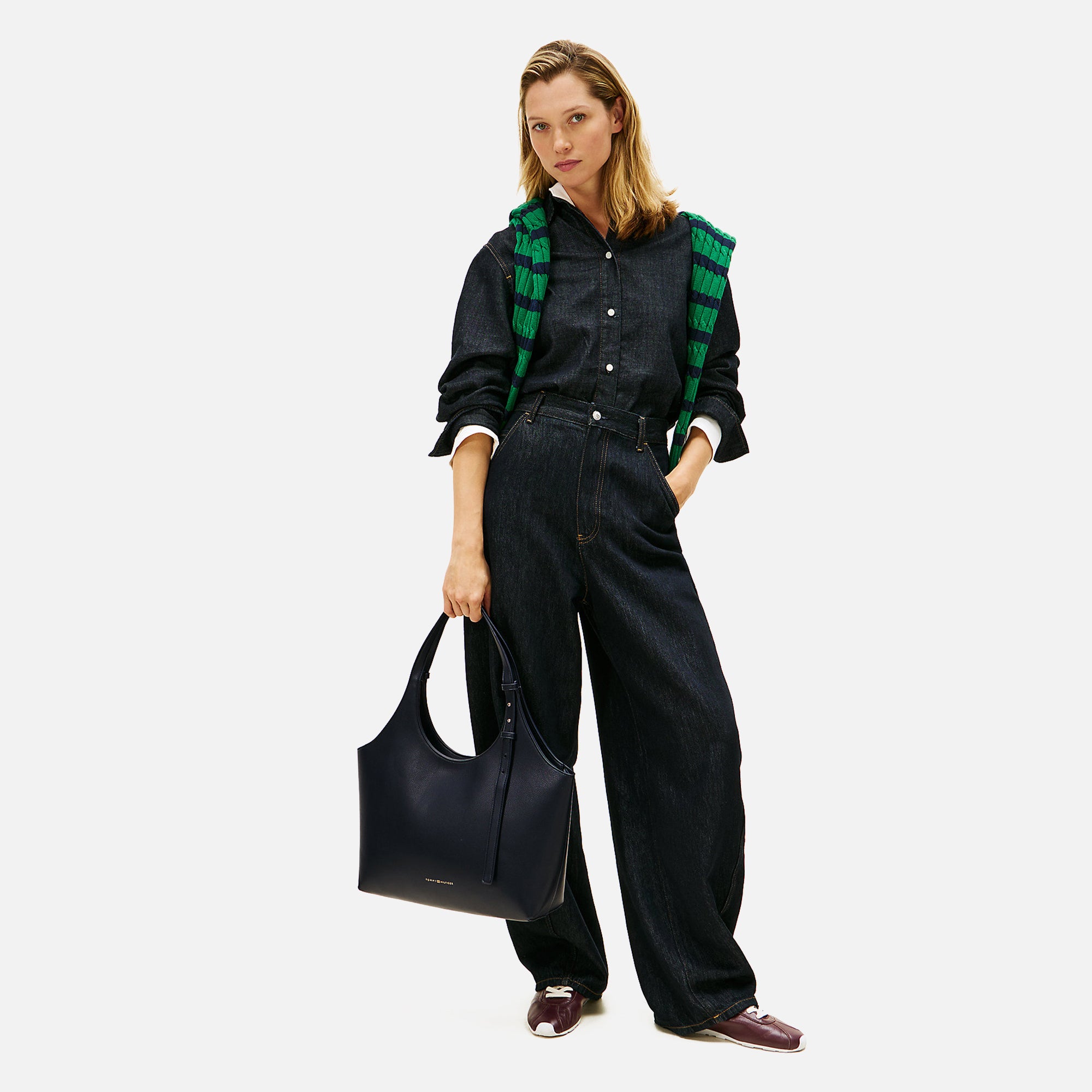 TOMMY HILFIGER BORSA TH LOGO TOTE