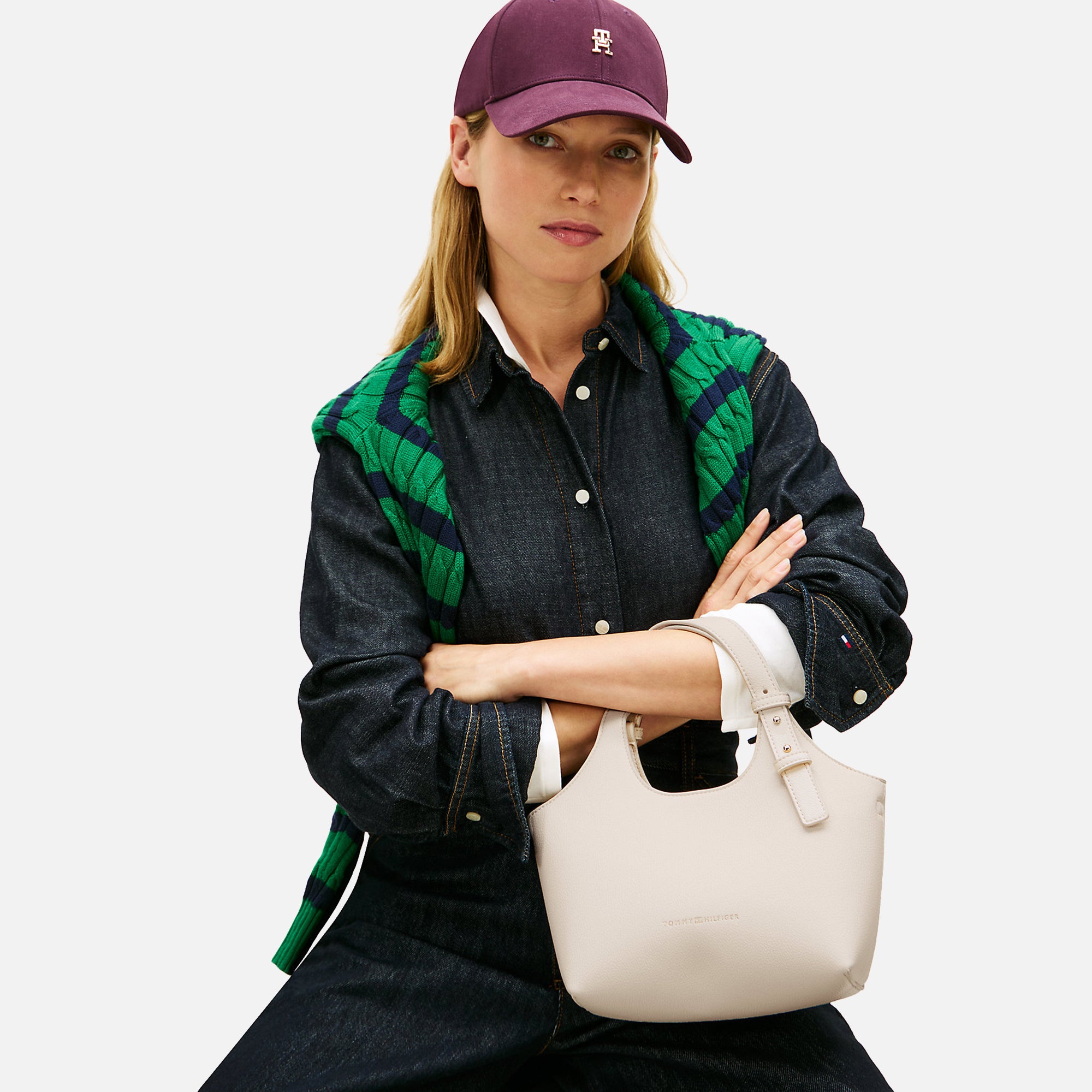 TOMMY HILFIGER BORSA TH LOGO MINI TOTE