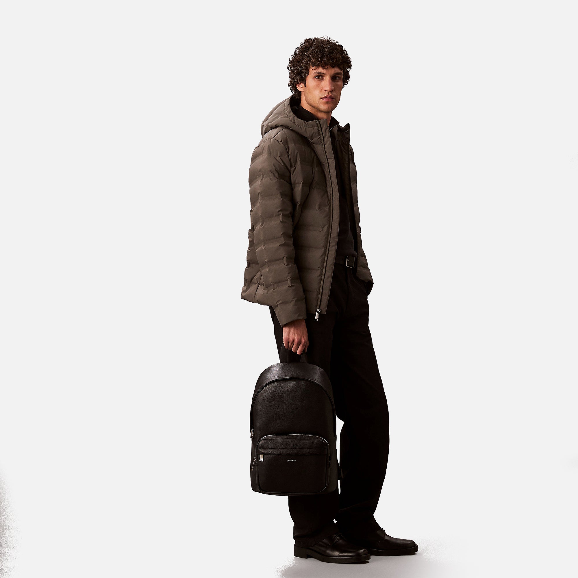 CALVIN KLEIN ZAINO RAISED ROUND BACKPACK