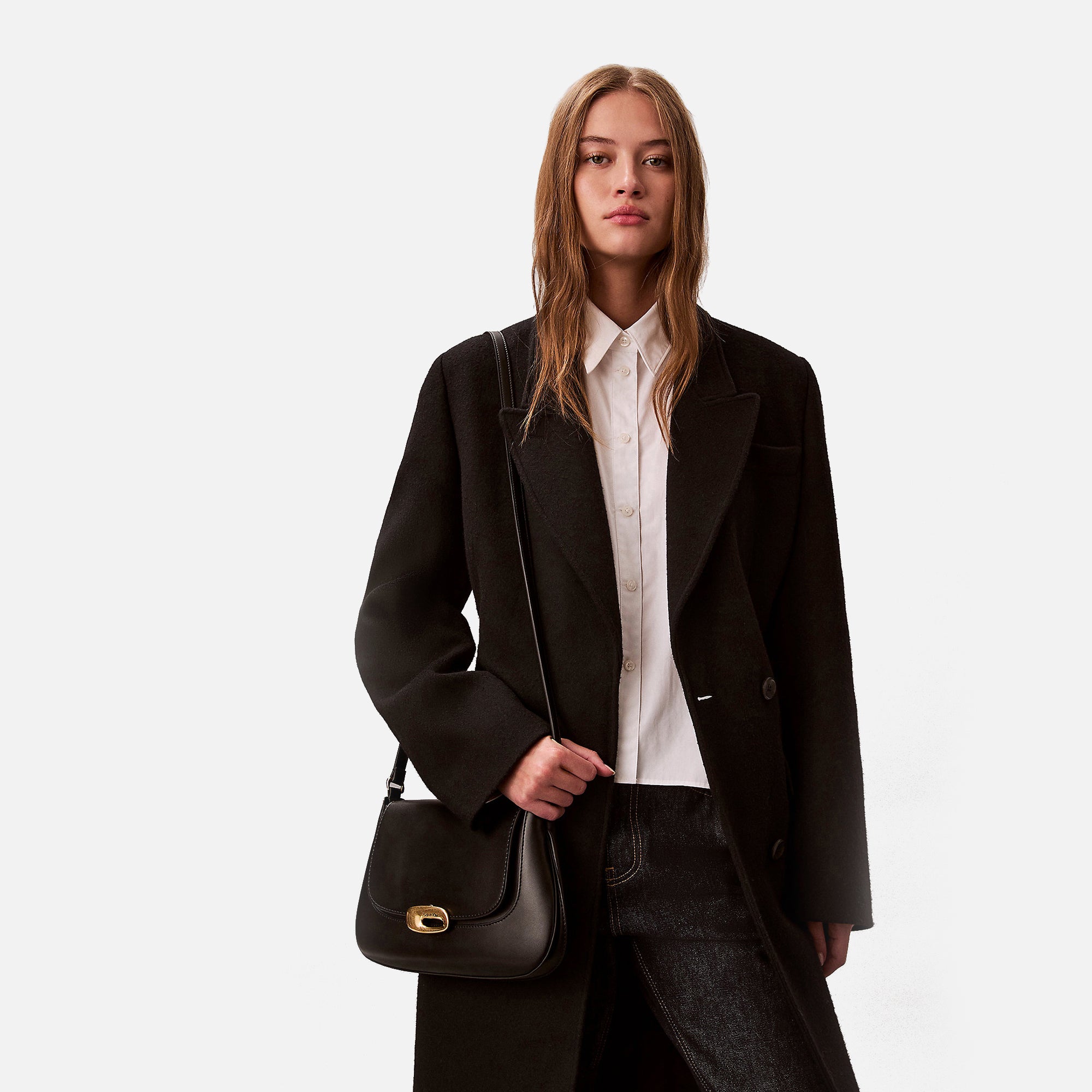 CALVIN KLEIN BORSA HARDWARE FLAP MEDIUM CROSSBODY