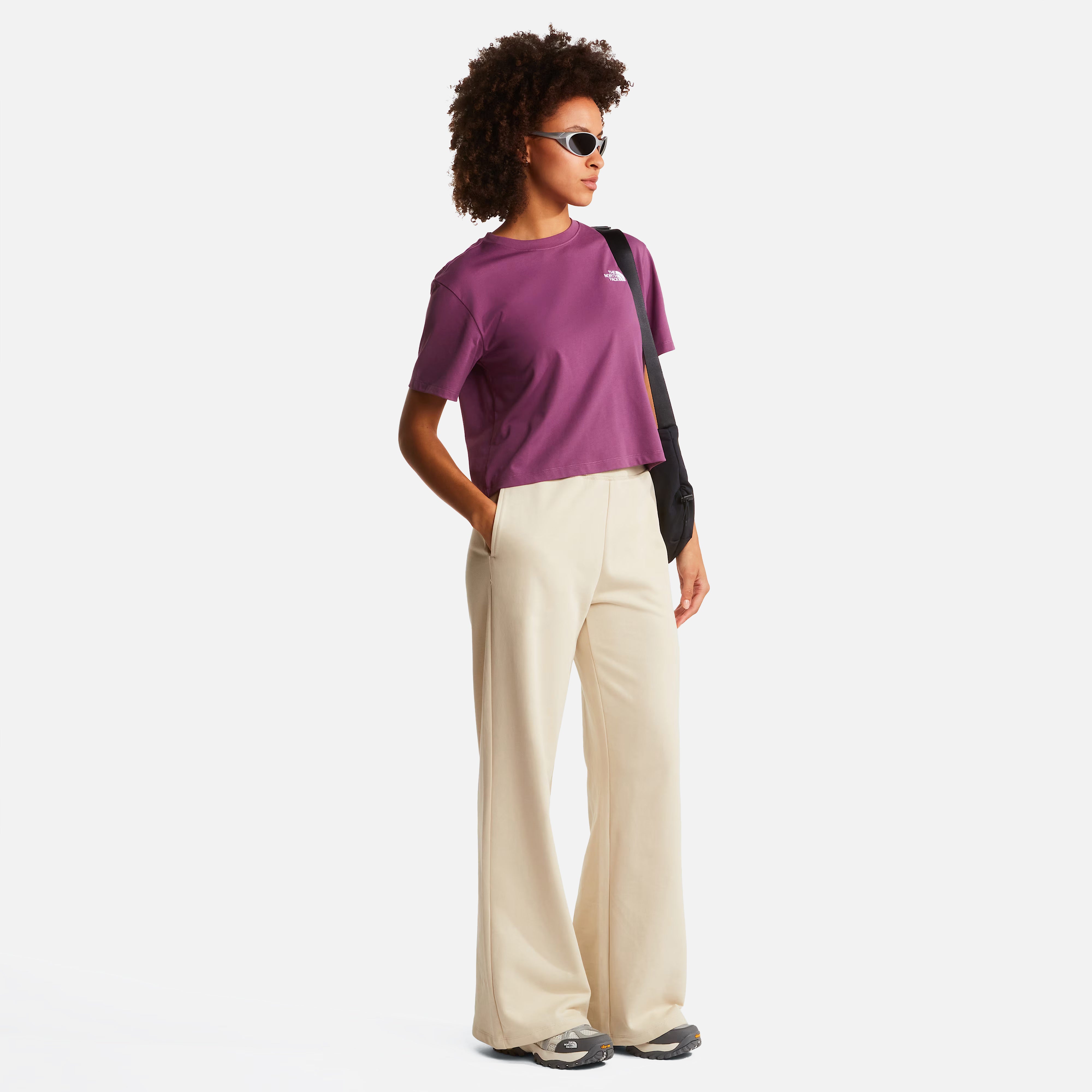 THE NORTH FACE T-SHIRT W EVOLUTION SIMPLE DOME CROP RLX SS TEE