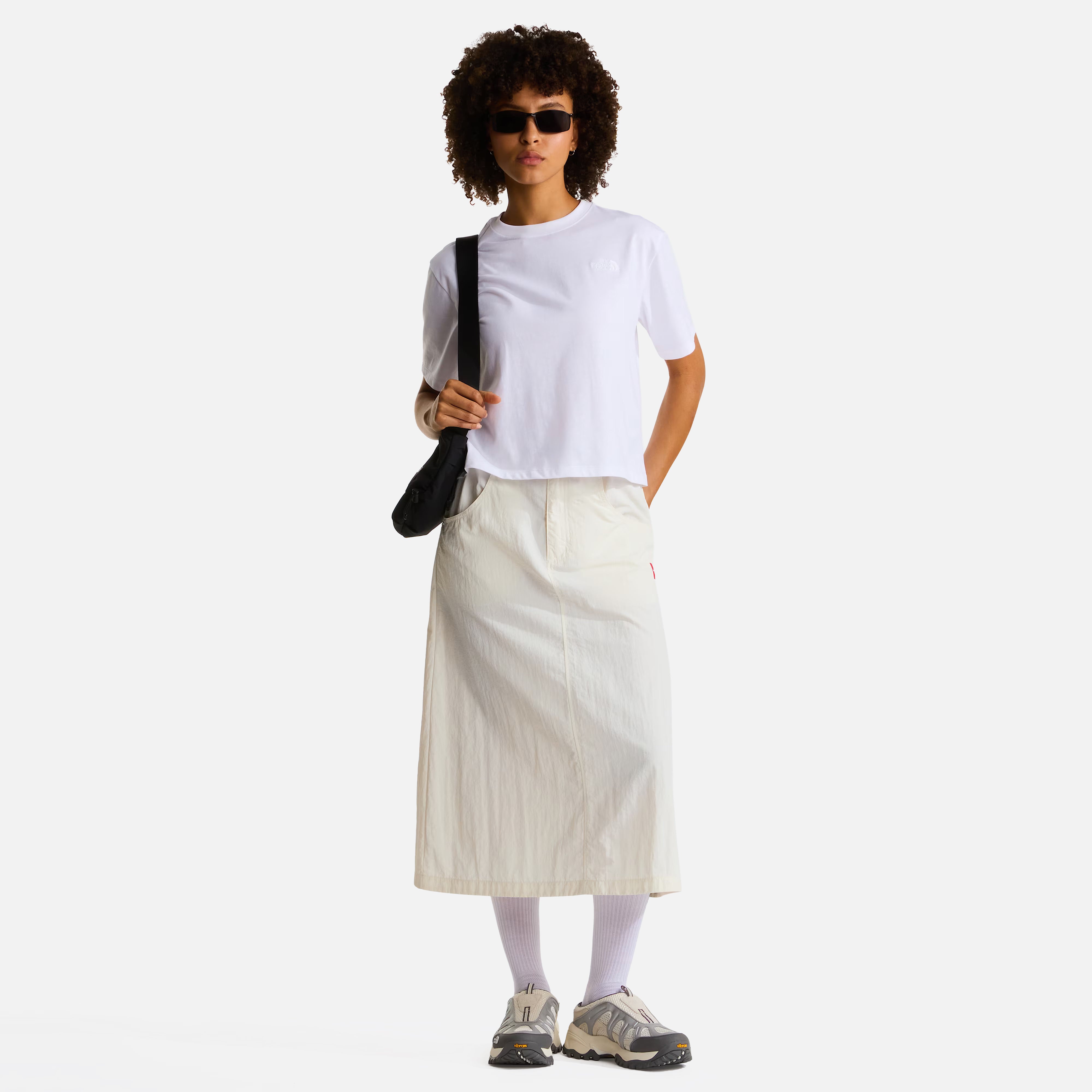 THE NORTH FACE T-SHIRT W EVOLUTION SIMPLE DOME CROP RLX SS TEE