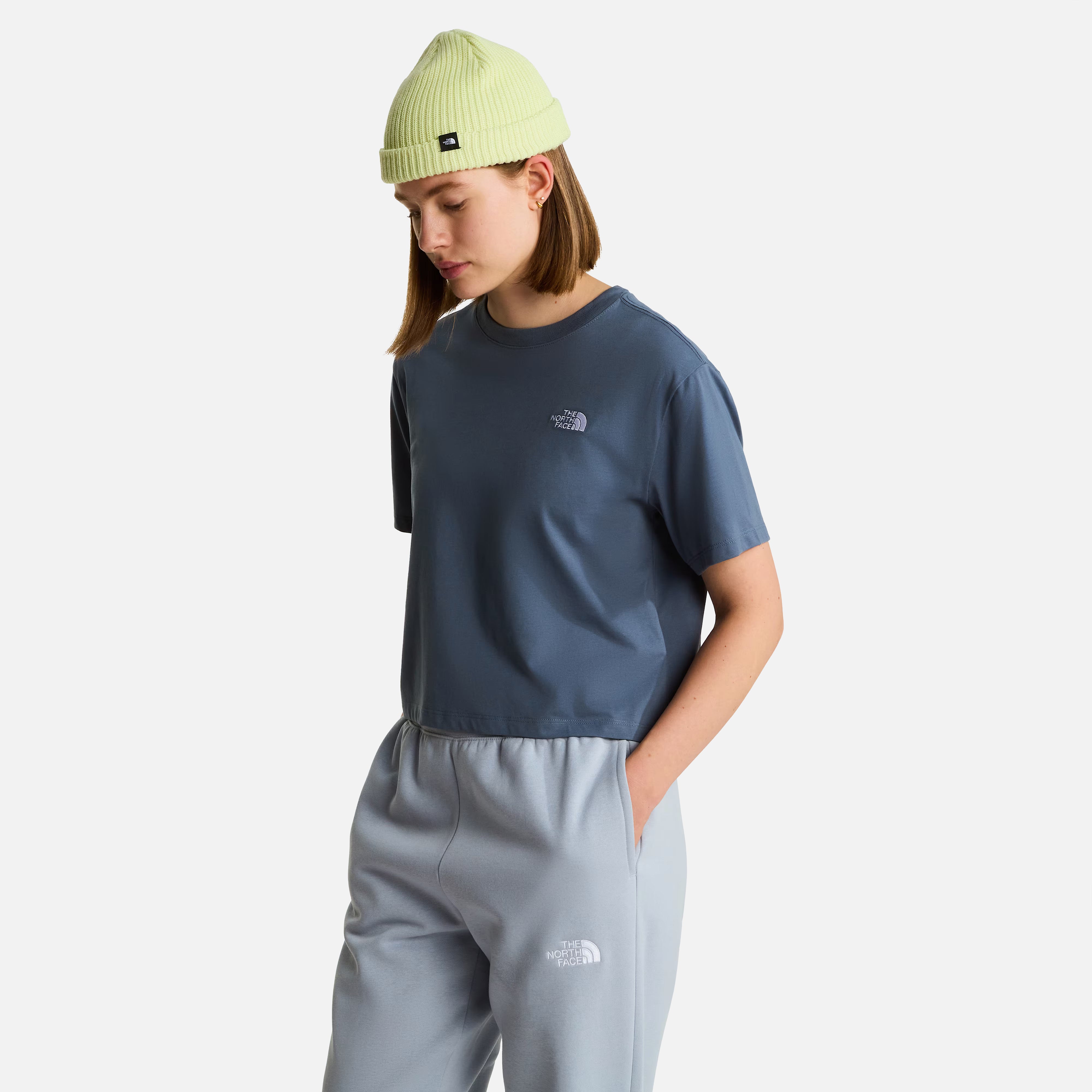 THE NORTH FACE T-SHIRT W EVOLUTION SIMPLE DOME CROP RLX SS TEE